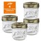Le Parfait - Clear - Versatile Glass Preserving Jars for Home Canning and Storage - 4 Piece